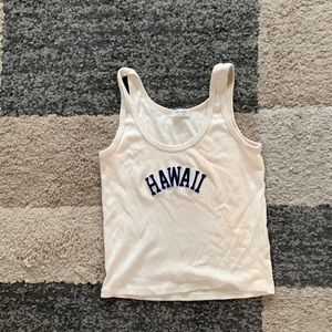 brandy melville hawaii baby tee tank